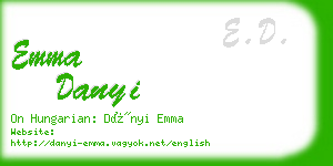 emma danyi business card